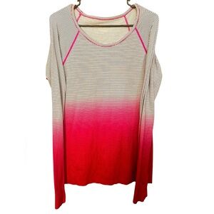 BCG women’s Ombré Top. Running long sleeve